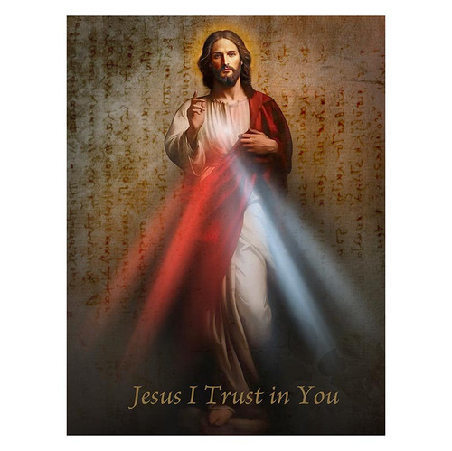 Jeanette Gianola Wood Block - Divine Mercy