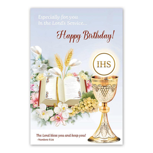 Birthday Card - For Those In the Lord's Service