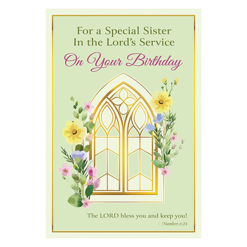 Birthday Card - For Nun