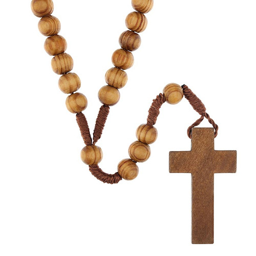 Saint Benedict Wood Rosary