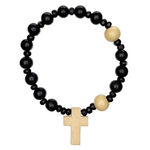 Cross Bracelet - Black