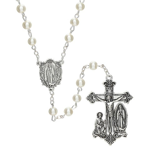 Ivory Our Lady of Guadalupe Guilia Signorelli Rosary