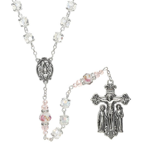 Crystal Holy Family Guilia Signorelli Rosary
