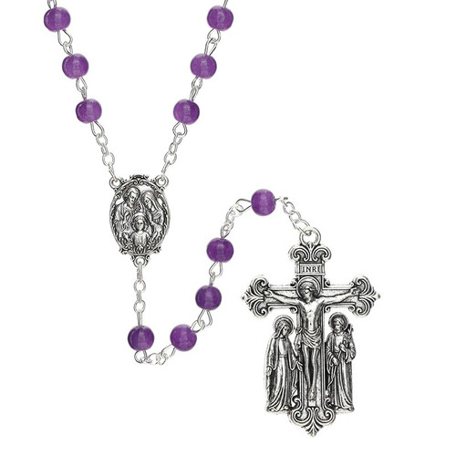Amethyst Holy Family Guilia Signorelli Rosary