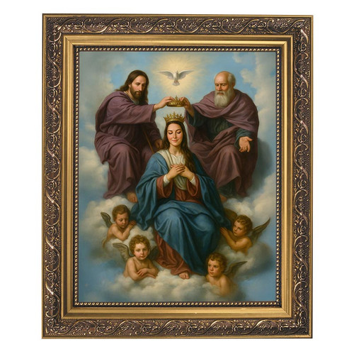 Coronation of the Virgin Framed print