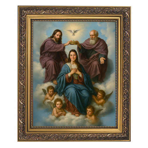 Coronation of the Virgin Framed print
