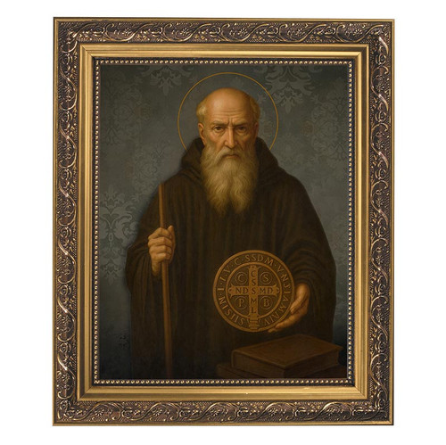 Saint Benedict Framed print