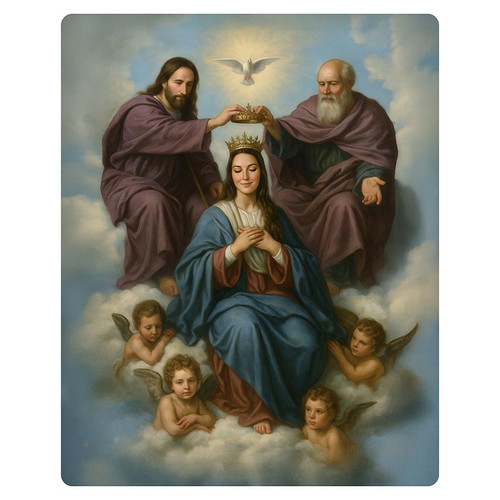 Coronation of the Virgin Wall Plaque