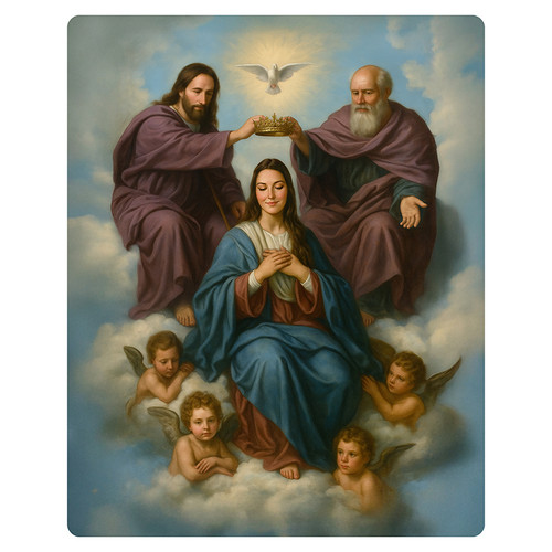 Coronation of the Virgin Wall Plaque