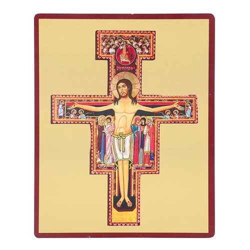 San Damiano Crucifix Wall Plaque