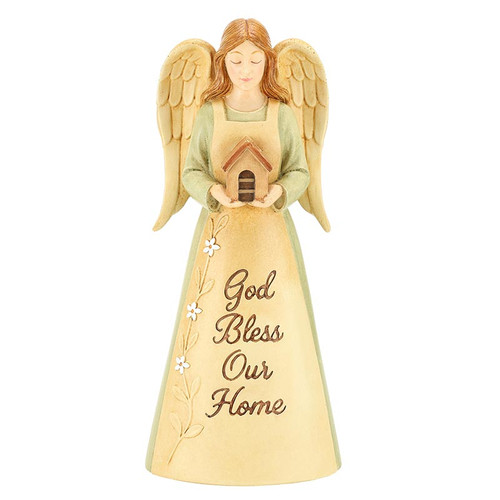 God Bless Our Home Angel Figure