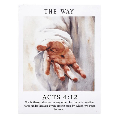 The Way, Truth, Life Easel Block - Acts 4:16