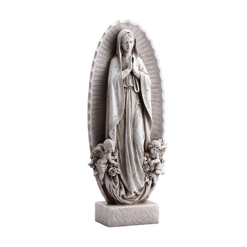 22.75" H Our Lady of Guadalupe Garden statue 