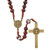 Monte Cassino Collection - Wood Cord Rosary With Massa Bead