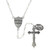 Pope Leo XIV Fire-Polished Glass Rosary