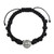 Saint Benedict Wood Adjustable Bracelet - Black