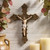 Scalloped Edge Crucifix