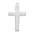 Sterling Silver Polished Cross Pendant