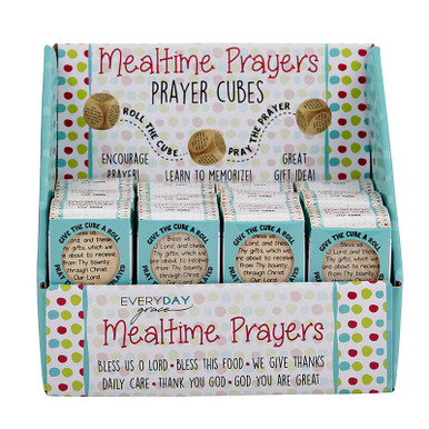 Mealtime Prayer Cube Display - 24 pcs