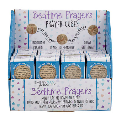 Bedtime Prayer Cube Display - 24 pcs
