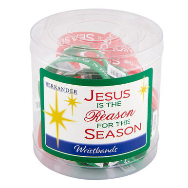 Jesus Is The Reason Silicone Bracelets (2 Asst)