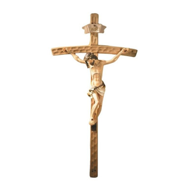 Wood Crucifix with Resin Corpus