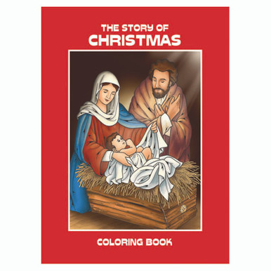Aquinas Kids Coloring Book - The Story of Christmas - 12/pk