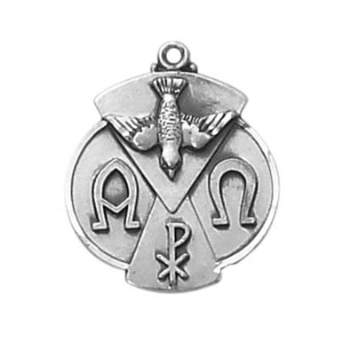 Sterling Silver Holy Spirit Pendant
