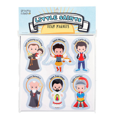 Saints for Boys Foam Magnets
