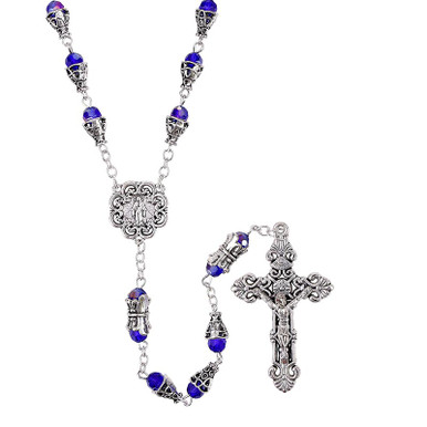 Sapphire Santiago de Compostela Rosary