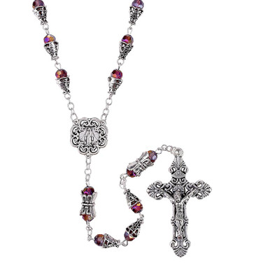 Amethyst Santiago de Compostela Rosary