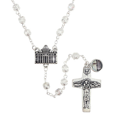 Pope Francis Crystal Rosary