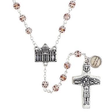 Pope Francis Topaz Rosary