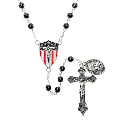 Pope Leo XIV Hematite Rosary