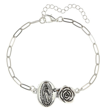 Clip Chain Bracelet - Our Lady of Guadalupe