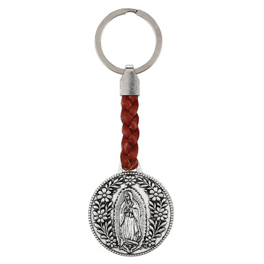 Braided Keychain - Our Lady of Guadalupe