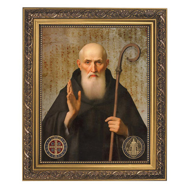 Jeannette Gianola Framed Print - Saint Benedict