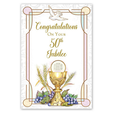 50th Gold Jubilee Card