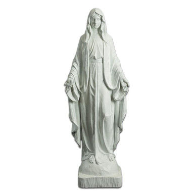 Our Lady of Grace - 50" H White Statue