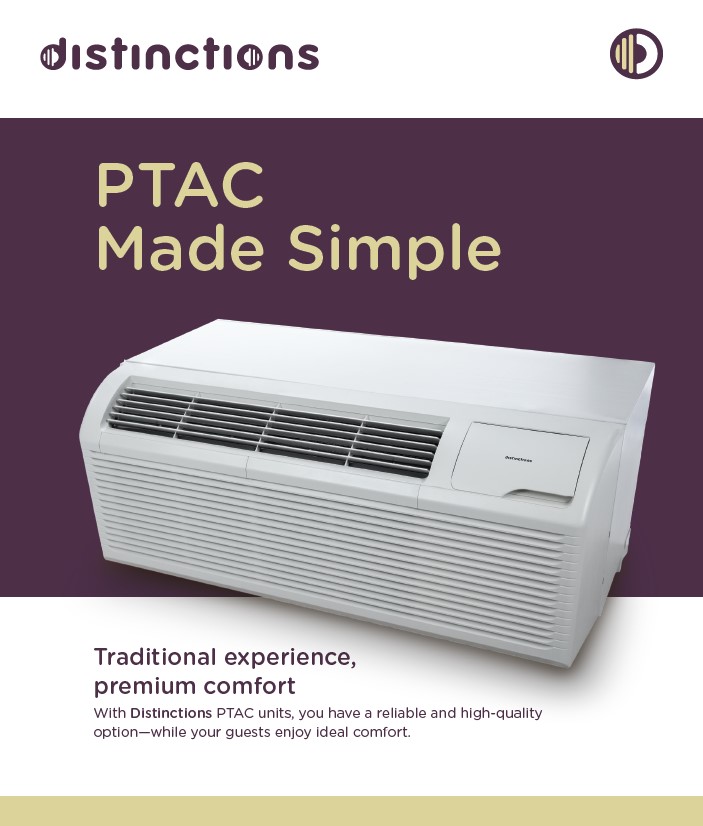 Amana Distinctions PTAC 15,000 BTU Air Conditioner Unit 5kW Heater, DCP153A50AA