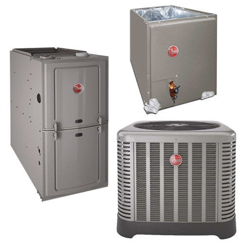 10221NAA Ton Rheem 14 SEER 100K BTU System RA1448AJ1NA,