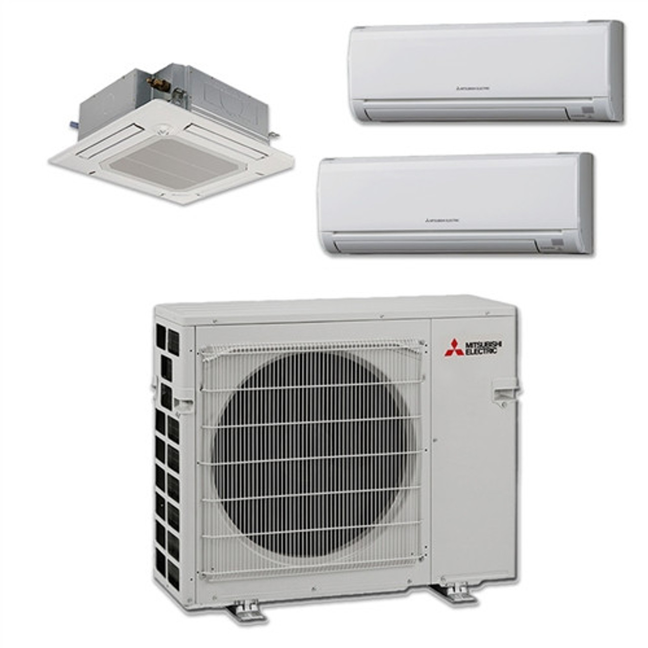 163163 | Mini Split Three Zone Mitsubishi up to 19 SEER