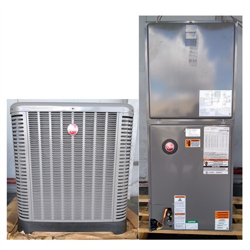 8220AA ton Rheem 14 Seer R-410A Heat Pump System