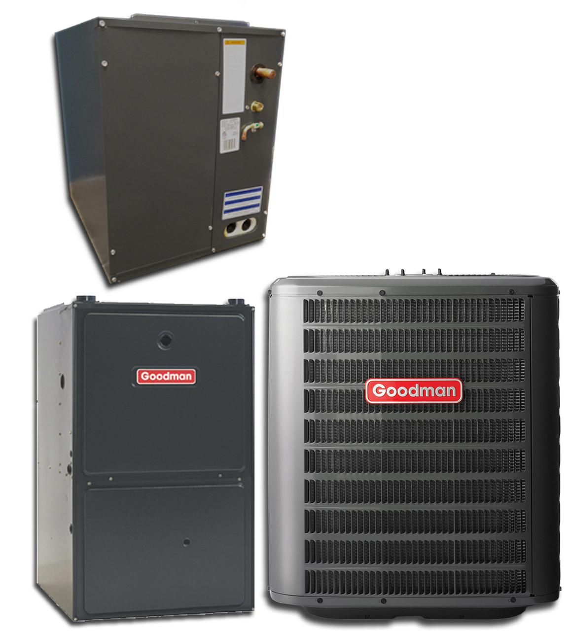 123144 | 3.5 Ton Goodman 15.2 SEER2 96% AFUE 120K BTU