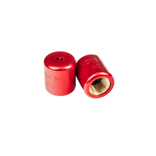 37357 | Novent Red Locking Caps 1/4in Thread A2L