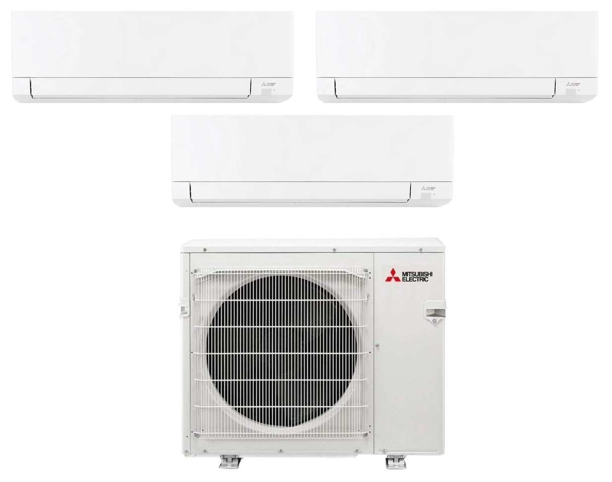 180384 | Mitsubishi 3 Zone R-454B Condenser 20 SEER2 |