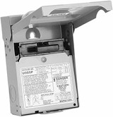 60 Amp Non-Fused Pull-Out AC Disconnect Open Lid Angle Mars Brand