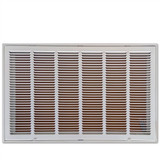 Return Air Filter Grille 24" x 12" White