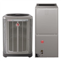 3 Ton 17 SEER Rheem Classic Plus EcoNet Two Stage Compressor Central System RA1736AJ2CB, RH2T3621MTACJA