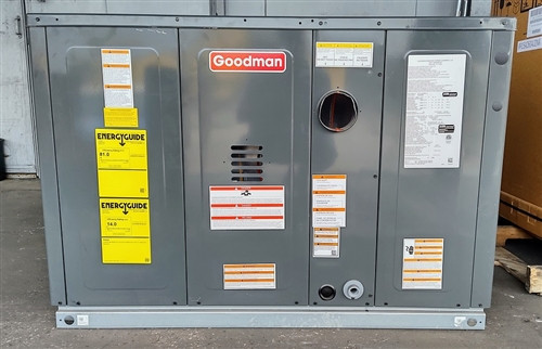 Goodmanページ 11822B | 2.5 ton Goodman 14 seer 60K BTU gas package unit